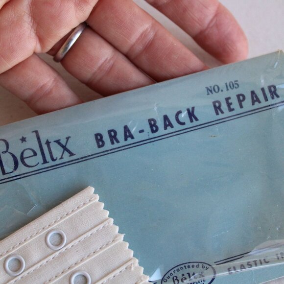 Vintage 1960s Bra Back Repair, Beltx Adjustable Elastic Straps, New Old Stock - Picture 10 of 10